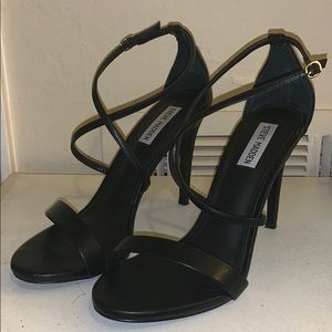 Steve Madden strappy black heels